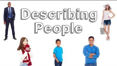 وصف شخص بالإنجليزي (الصفات)