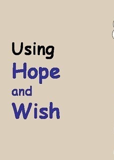 شرح قاعدة hope و wish