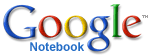 شعار مفكرة جوجل Google Notebook