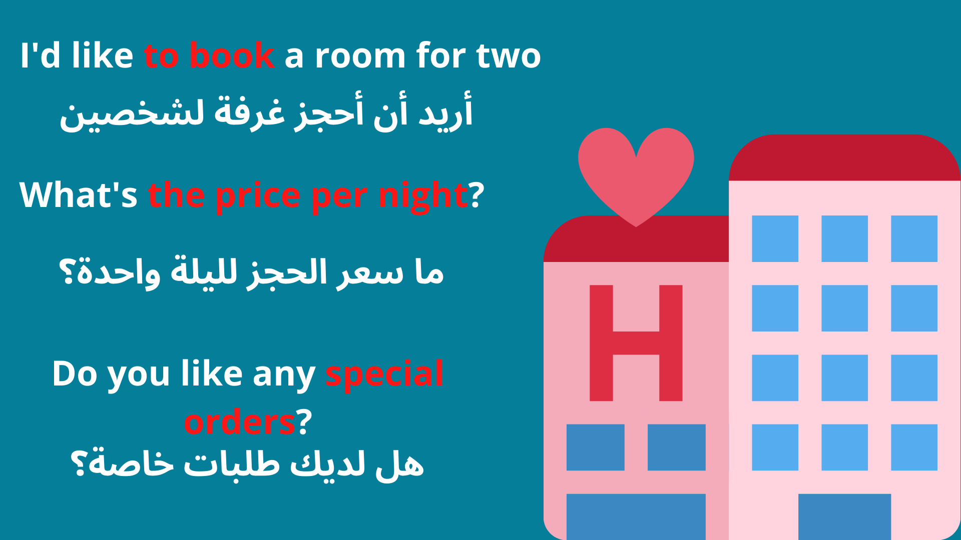محادثة بالانجليزي قصيره